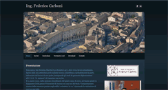 Desktop Screenshot of ingfedericocarboni.com